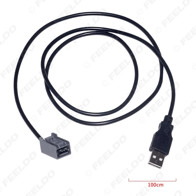 Автомобильный радиоприемник FEELDO 10 шт. AUX кабель гнездовой порт 2 0 разъем USB аудио
