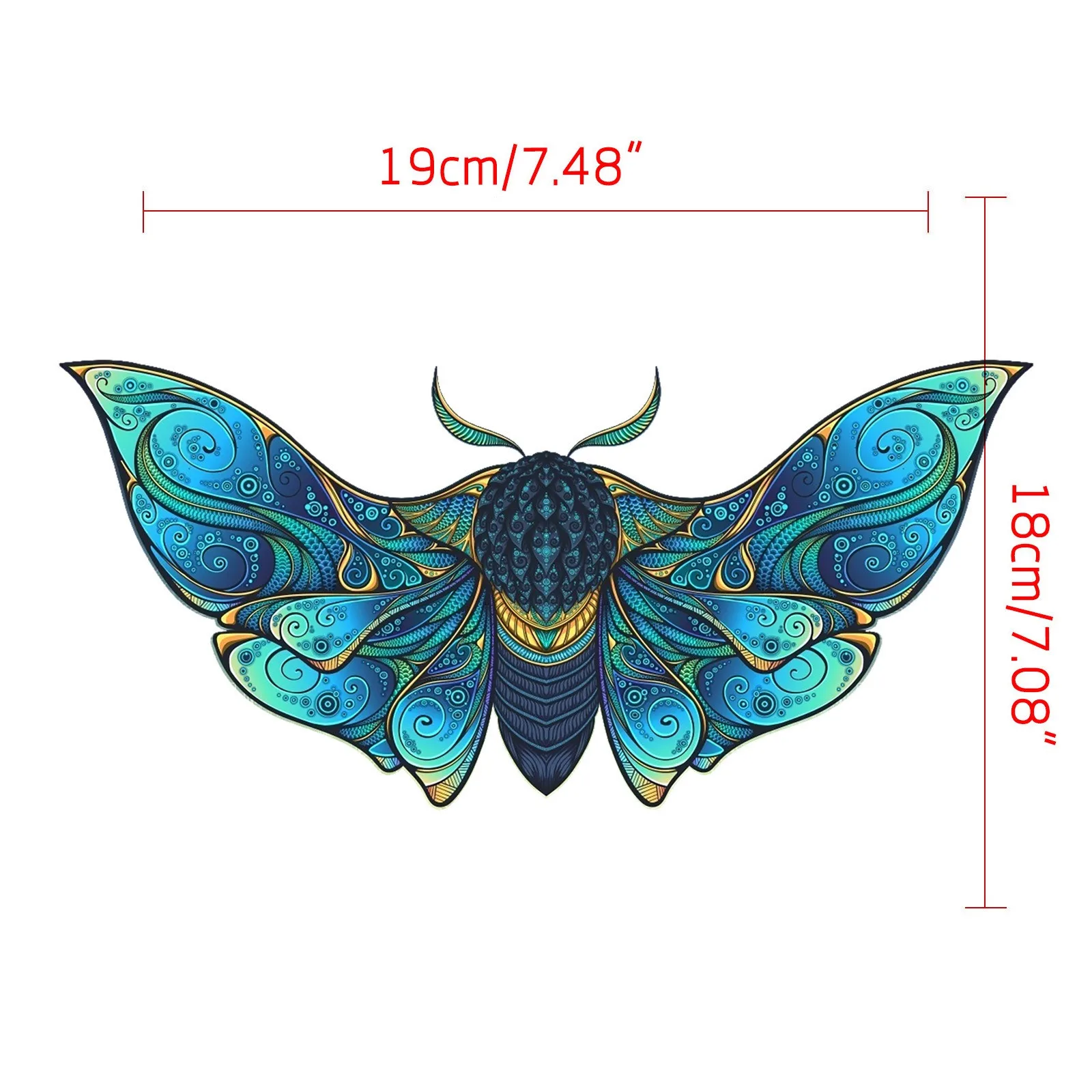 

Cartoon butterfly Wooden Puzzle Toy DIY Wooden Jigsaw Puzzles For Adults Children Christmas Gifts Kids Educational Gifts
