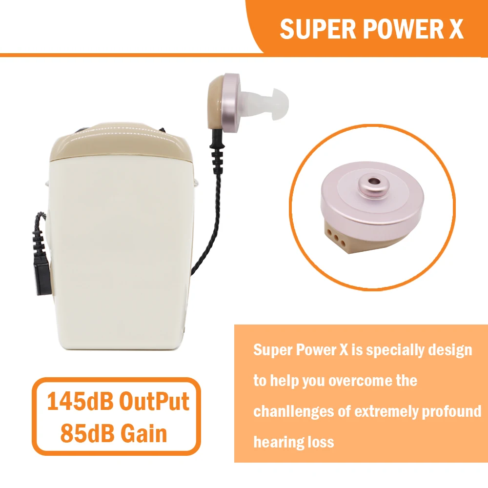 Сверхмощный слуховой аппарат BW хороший как Rexton Siemens Карманный Amiga 178PP AO Pockettio|Уход