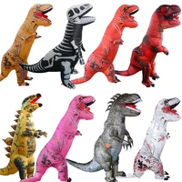 hot t rex dinosaur inflatable costume party cosplay costumes fancy mascot anime halloween costume for adult kids dino cartoon