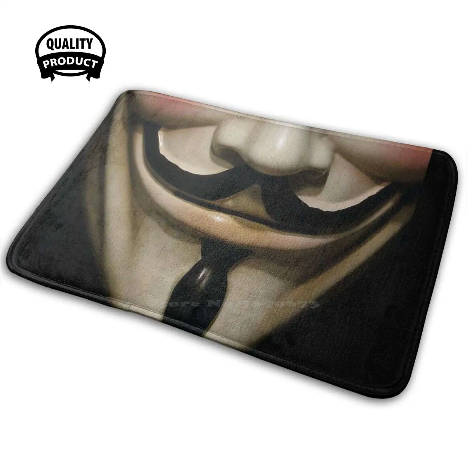 Помните о 5-м ноября мягкий домашний коврик Противоскользящий V для вендетты