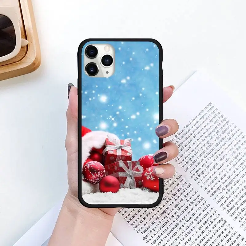 

Marry Christmas Holiday Tree New Year Phone Case for iPhone 11 12 pro XS MAX 8 7 6 6S Plus X 5S SE 2020 XR funda coque
