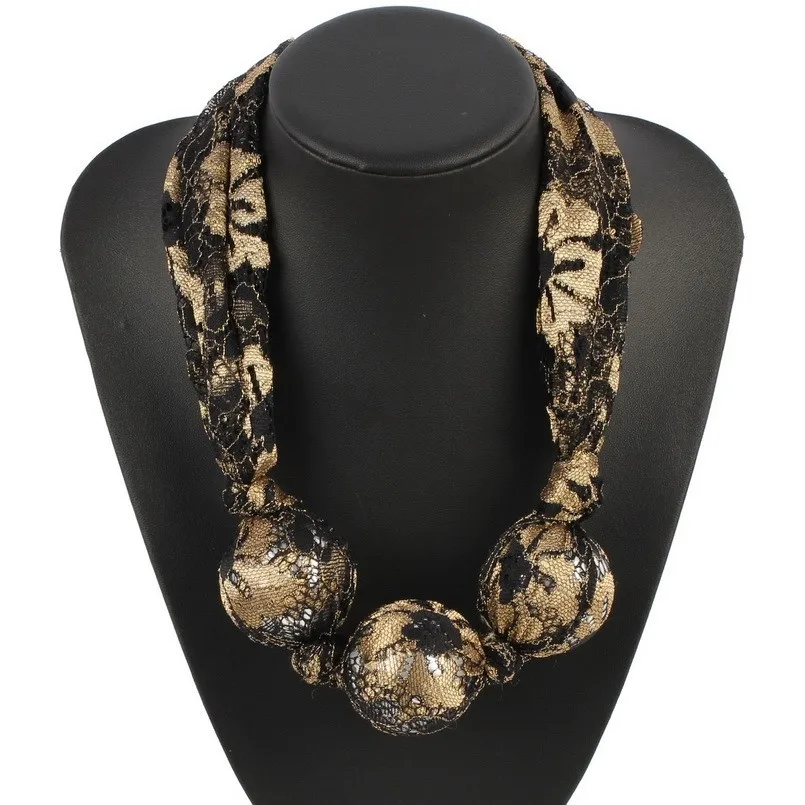 Florosy Роскошная веревочная цепочка из искусственного жемчуга с большим шариком