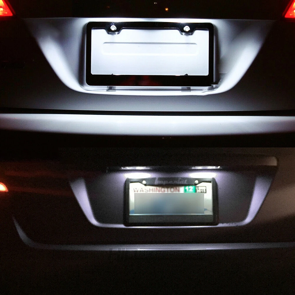 

Auto 6500K White LED Black License Plate Lights Lamps For Ford F150 F-150 Raptor 2001-2014 2002 2003 2004 2005 2006 2007 2008