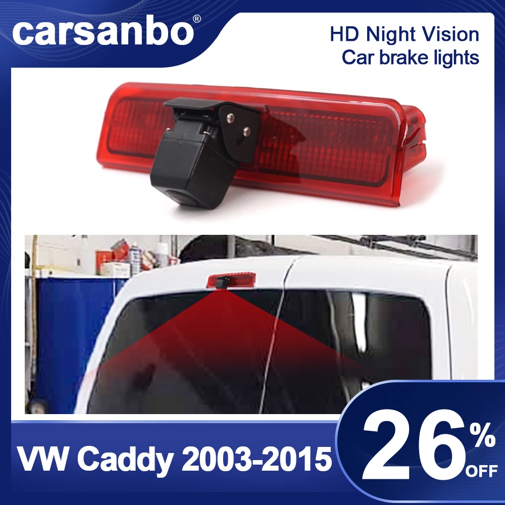 

Автомобильный стоп-светильник, камера заднего вида для VW Caddy 2003-2015, Автомобильная камера заднего вида с 7-дюймовым монитором заднего вида на ...