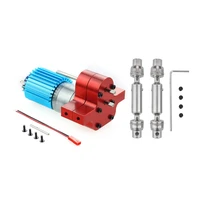 metal transmission gearbox 370 motor with drive shaft upgrade accessories for wpl c14 c24 b24 b36 mn d90 mn99s rc car