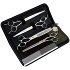 Ножницы для стрижки собак и кошек, 7 дюймов, прямые, филировочные, изогнутые