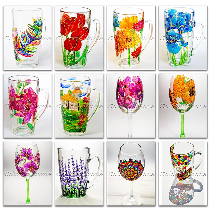 Полностью Квадратный бриллиант 5D картина вышивка крестиком стекло Подсолнух