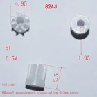 30 шт. 7T8T9T10T11T12T13T14T15T16T18T Шестерня двигателя для 2 мм ось0,5 м пластиковая Шестерняrc автомобиль роботDIY игрушки Частиtechn