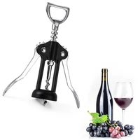 portable stainless steel red wine opener wing type metal wine corkscrews wine cork remover corkscrew bottle openers
