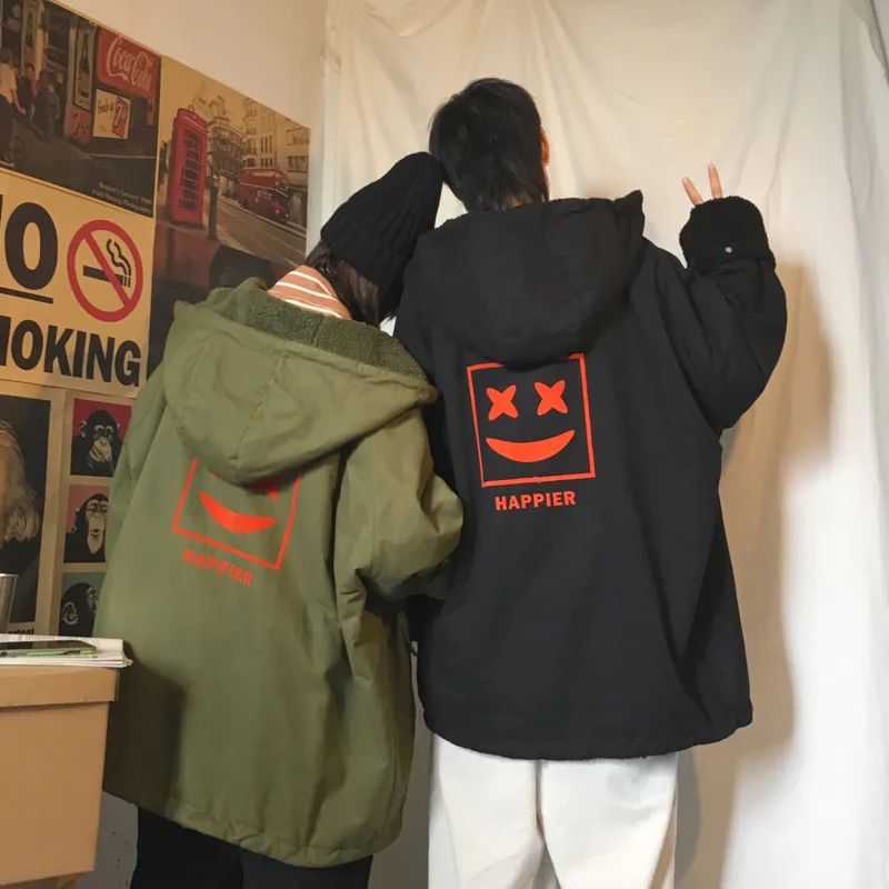 2019 зимняя новая Корейская версия овечьей шерсти с обеих сторон одежда для пары