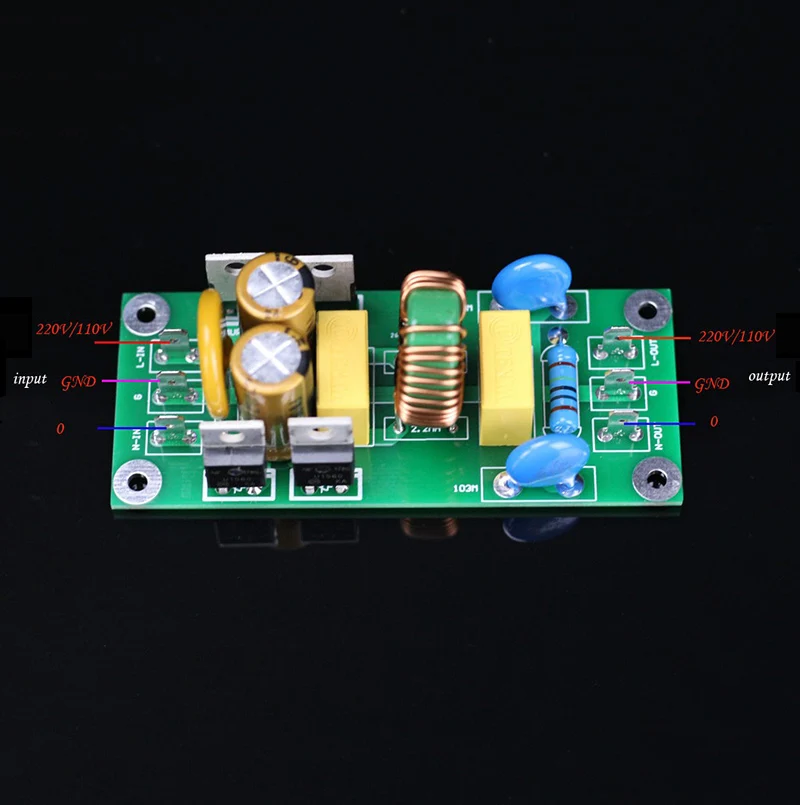 Собранный элемент EMI-City постоянный ток панель фильтра EMI (Двухступенчатая EMI) 10A EL17