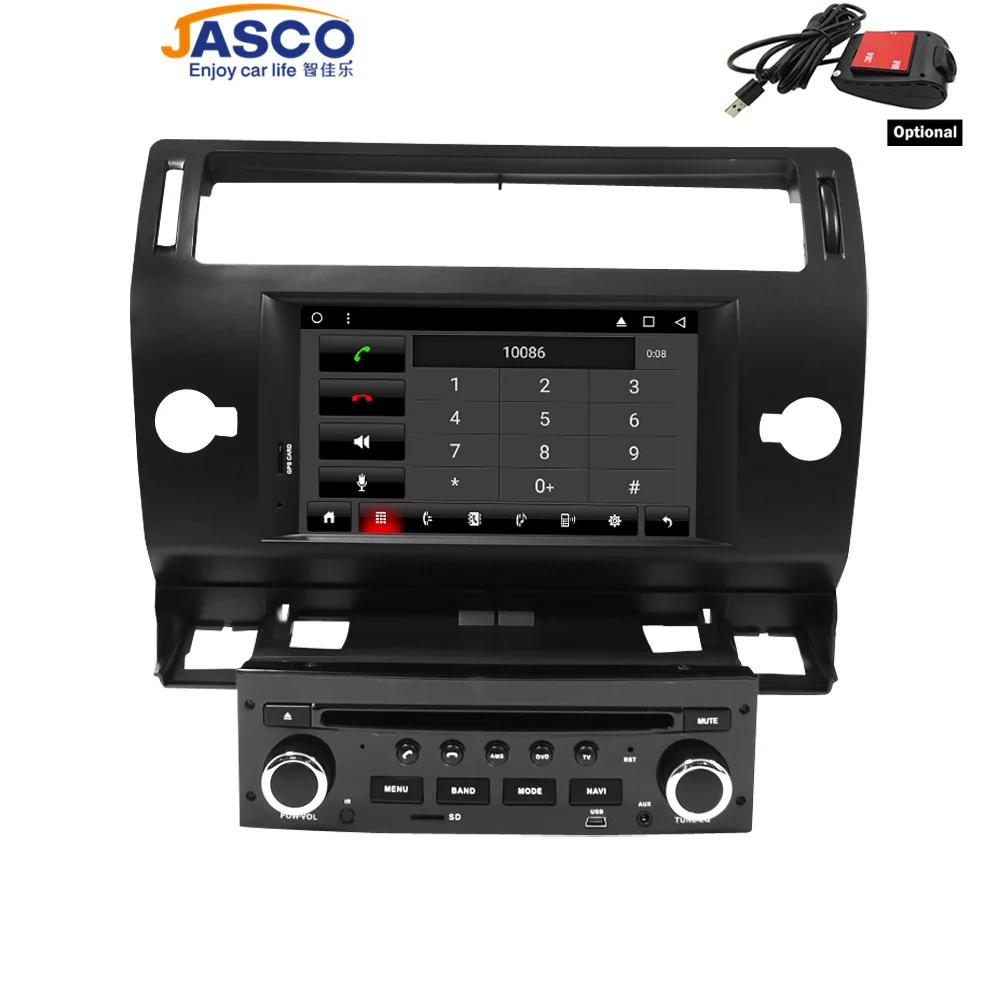 Android 7.1.1 автомобильный dvd плеер GPS ГЛОНАСС Navi для Citroen C4 C Triomphe Quatre 2005 2006 2007 2008 2009