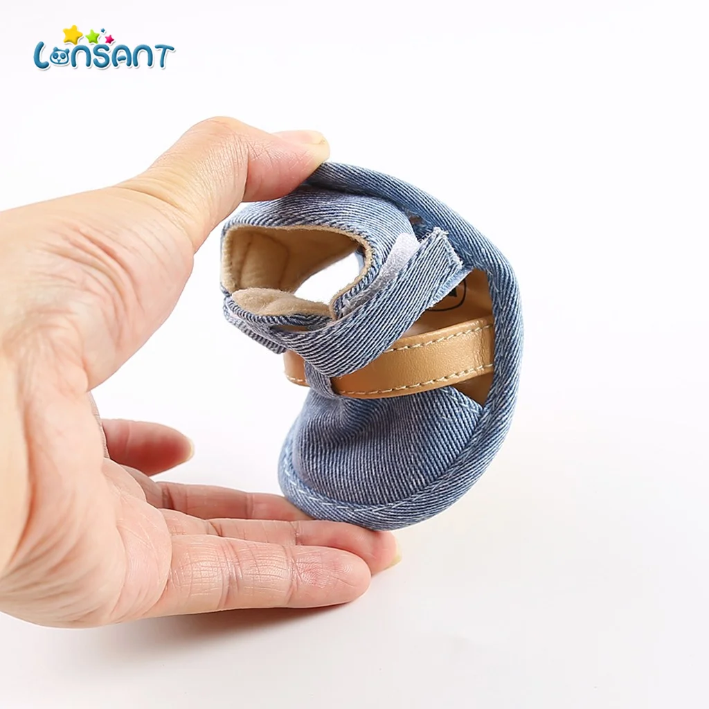 

LONSANT 2020 Kids Beach Sandals For Boys New Summer Baby Boy Shoes Soft Leather Bottom Non-Slip Closed Toe Safty Shoes Children