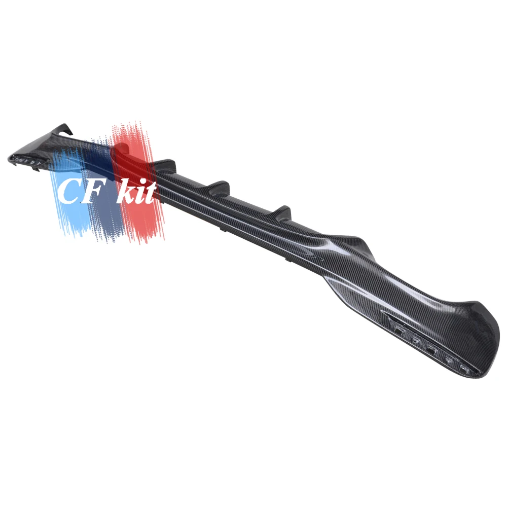 CF Kit Real Carbon Fiber Rear Diffuser Bumper Lip Splitter For BMW 5 Series G30 G31 M-TECH M Sport Package Car Styling |