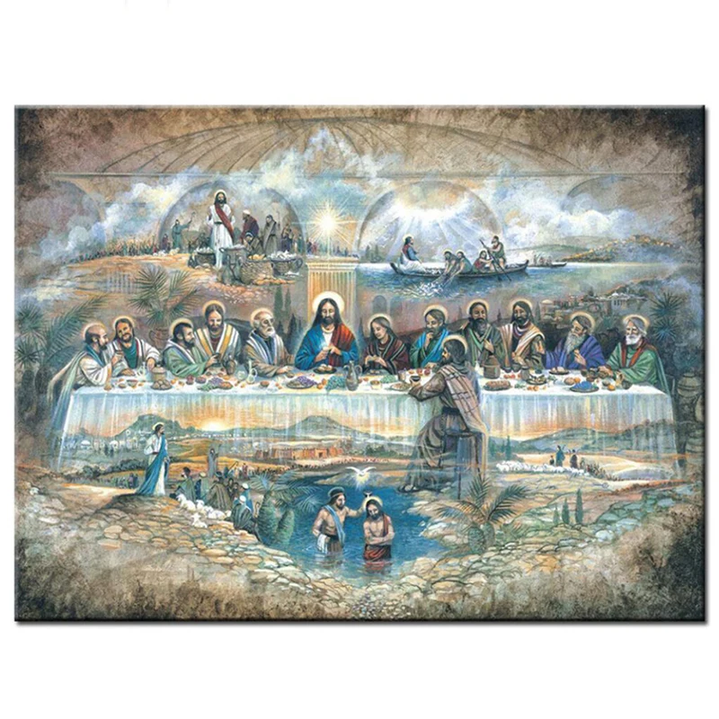 5d рукоделие Алмазная мозаика Искусство Иисуса вечеря алмазов картина камни в
