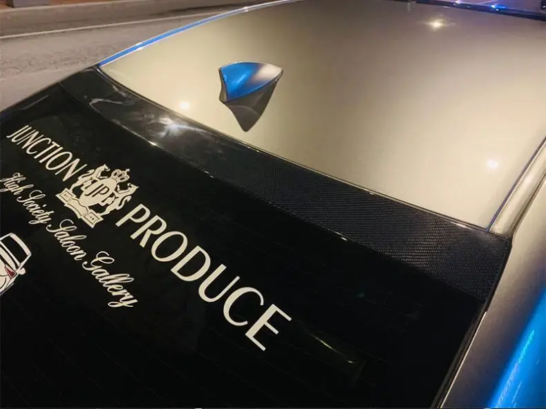 Спойлер из натурального углеродного волокна для заднего крыла багажника губ