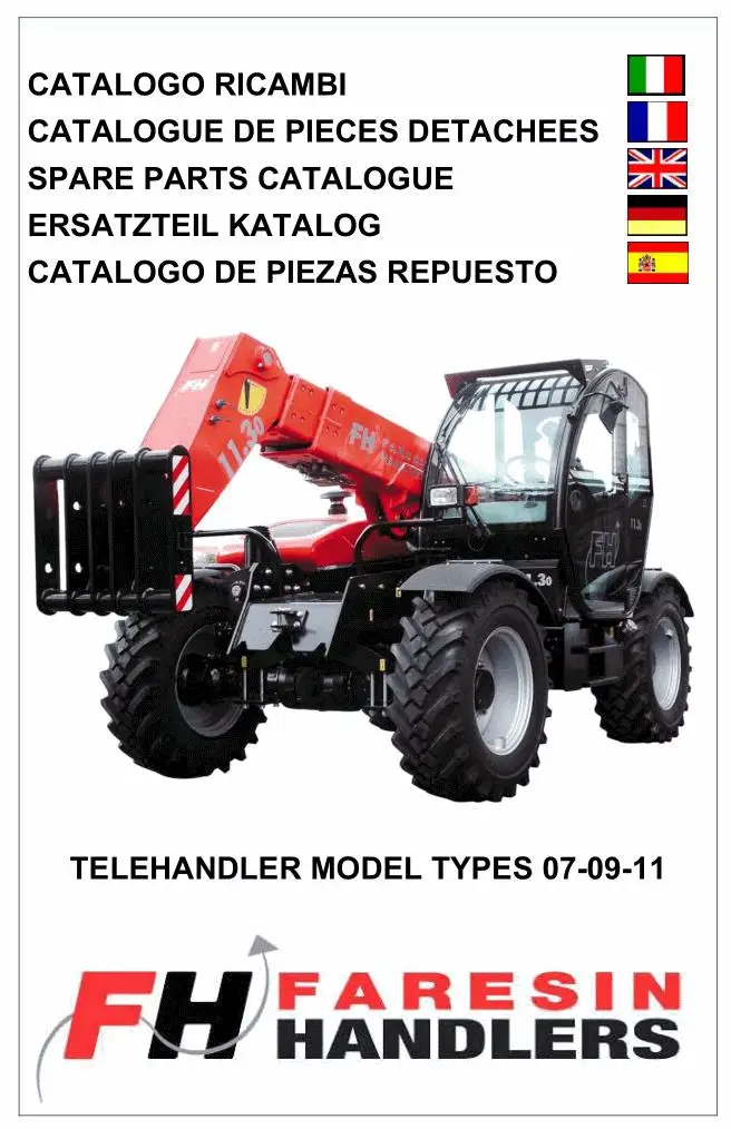 

Каталог запасных частей для погрузчиков Faresin