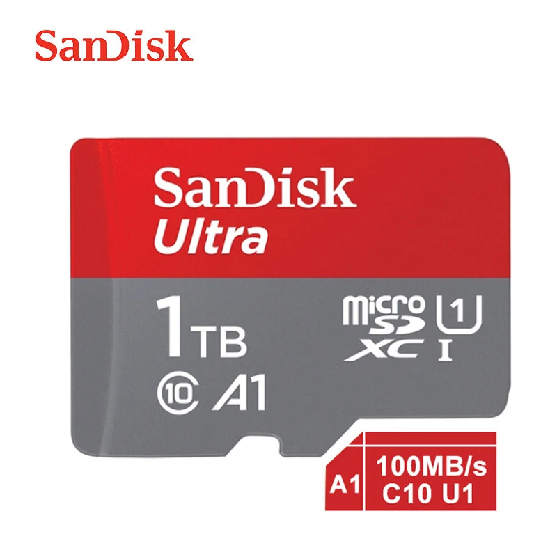 Карта памяти Micro SD SanDisk 1 ТБ карта 16 ГБ 32 64 Гб 128 256 512 MicroSD Max 98 МБ/с. Uitra C10 TF карта|Карты