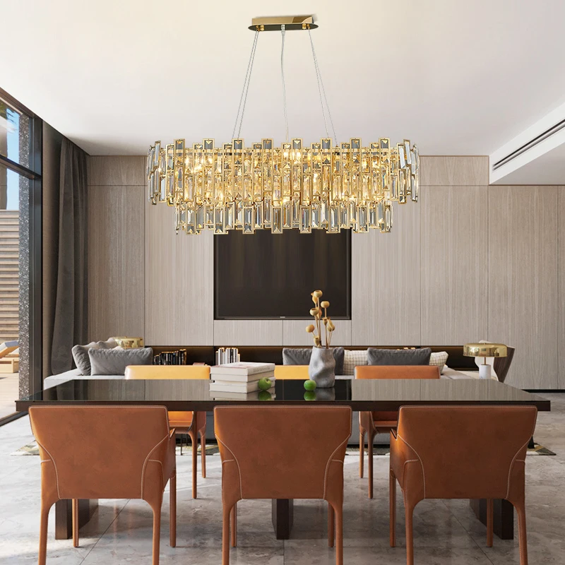 Хрустальная люстра гостиная Светильник ing спальня лампа атмосферу современный