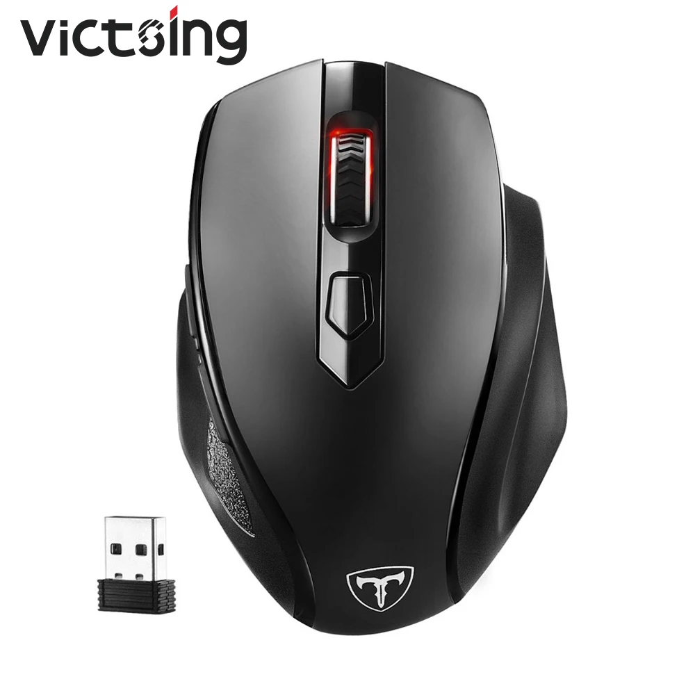 Беспроводная мышь VicTsing полноразмерная с нано USB приемником 5 регулируемых