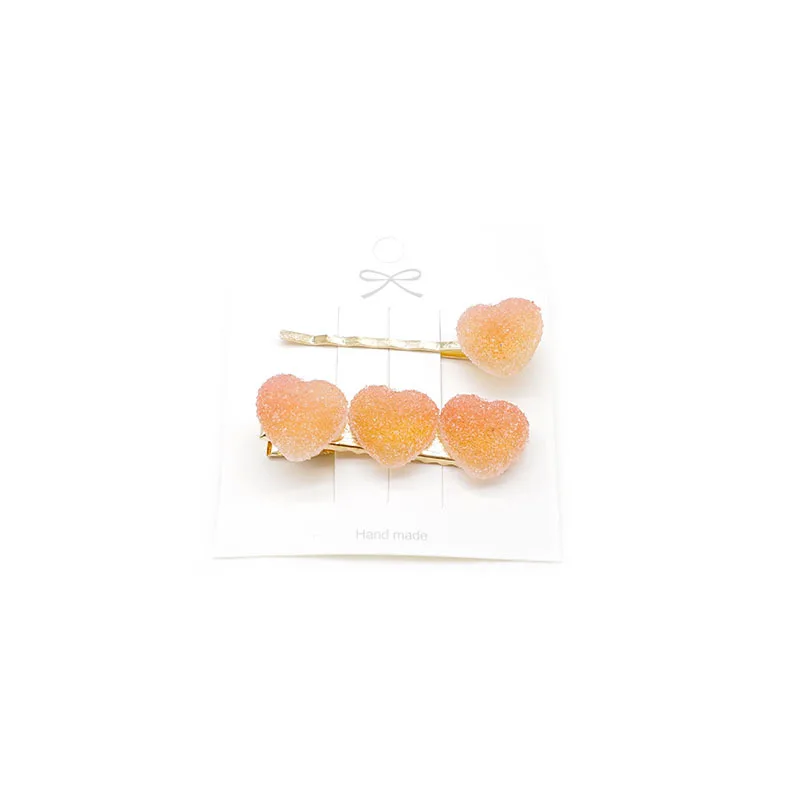 60set/lot DIY 2pcs/set Simple Multi Soft Sweets Hair Clip Suit Loving Heart Bang Hairpin Styling Tool Accessories HA1014 | Красота и