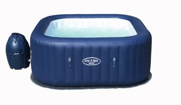 54154 BestWay 180x180x71 см квадратное Надувное Hawai Отопление для Спа бассейна для семьи 71x71x2" Lay-Z-Spa надувной спа