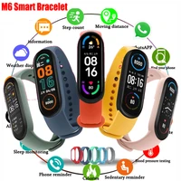 new smart watches m6 men womens smartwatch heart rate fitness tracking sport bracelet for iphone xiaomi phone smart watch 2021