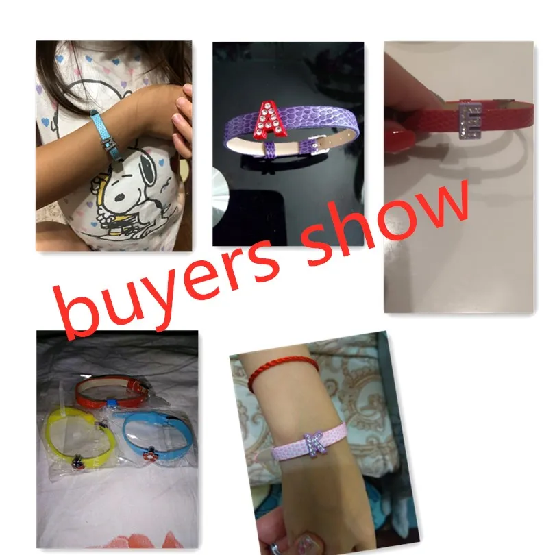 IYOE DIY случайный цвет 26 Браслеты с буквами для женщин детей регулируемый браслет
