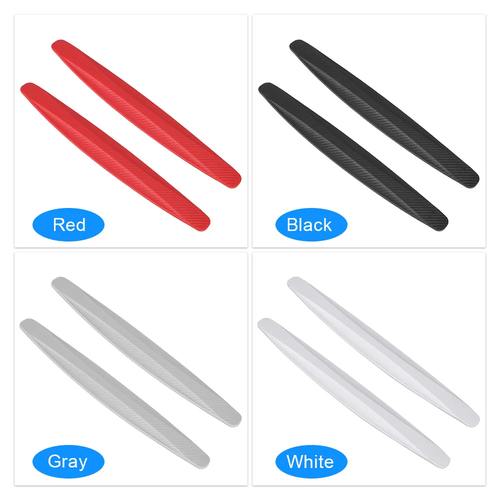 2 шт. наклейки на бампер автомобиля из углеродного волокна|Тюнинговые молдинги| |