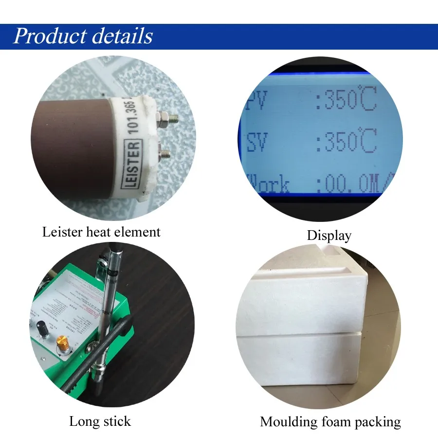 

High Efficient 110V Hot Air Seamless Splicing Plastic Banner Welding Of Electrofusion Machine