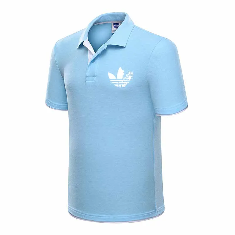 Новая брендовая модная одежда Мужская рубашка поло мужская деловая Повседневная