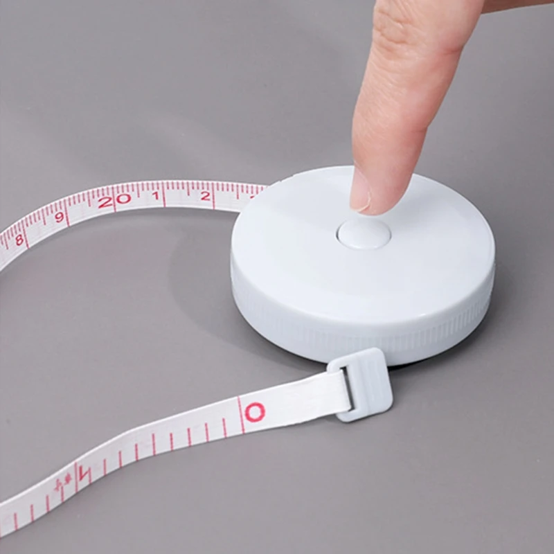 

60 Inch/150cm Cartoon Cute Colored Portable Retractable Ruler Soft Retractable Tape Measure Mini Pocket Size Measuring Tool