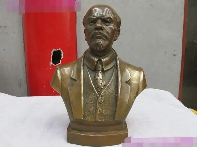 

Chinese Bronze copper Art Revolutionaries Lenin Bust statue