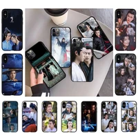 chenqingling the untamed wang yibo xiaozhan phone case for iphone 11 12 13 mini pro xs max 8 7 6 6s plus x 5s se 2020 xr case