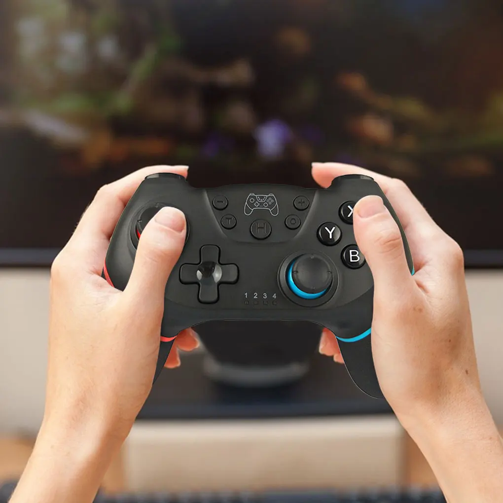6-осевой гироскоп Вибрационный геймпад Bluetooth двойной шок Игровой контроллер