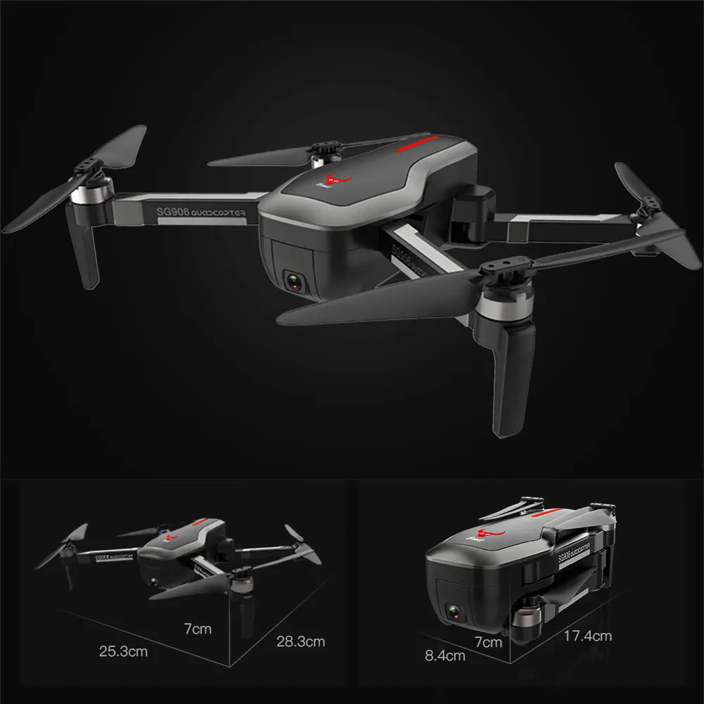 Радиоуправляемый квадрокоптер SG906 Дрон gps 4K HD камера 5G wifi FPV Бесщеточный мотор складной селфи дроны Профессиональный 800 м дальние расстояния