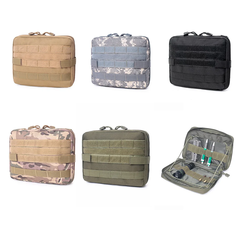 

Военная Тактическая Сумка для оказания первой помощи Molle, нейлоновый Многофункциональный аксессуар для рюкзака, армейская сумка для охотни...