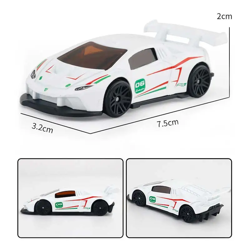 

Diecast Simulation 1:64 Mini kids Toy Car Vehicle Sliding Alloy Sports Car Model Set Multi-style Gift Toys For Children 5Pcs/Set