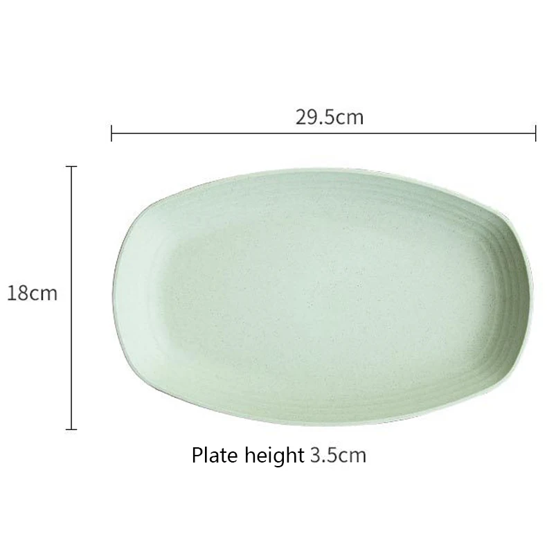 4Pcs/set 12inch Breakfast Plate Dish Coffee Tea Tray Irregular Fruit Bread Food Dessert Dinner Plate Tableware Set