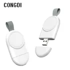 Беспроводное зарядное устройство для часов Apple iWatch 7 6 5 4 USB Магнитный адаптер для быстрой зарядки для iWatch SE 7 6 5 3 2 1 Nike + спортивная серия