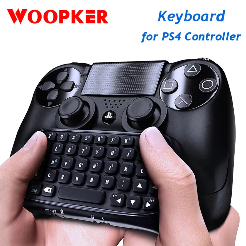 

Wireless Controller Keyboard Message Chatpad for Playstation 4/ Slim/ Pro Cireless Charger Control for PS4 Game Accessories