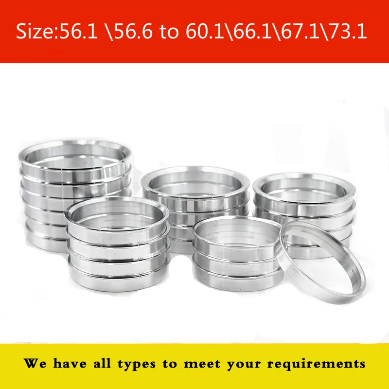 Аксессуары jdm 4 шт./лот кольца ступицы из алюминиевого сплава с 56 1 до 6/60 1/66 1/67