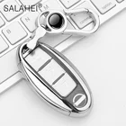 Защитный чехол для ключа от автомобиля, ТПУ + ПК, чехол для Nissan частоты Livida X-Trail T31 T32 Qashqai March Juke, брелок, аксессуары для интерьера