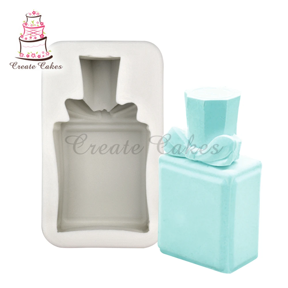 Модная силиконовая форма для торта в виде флакона духов шоколадного мусса