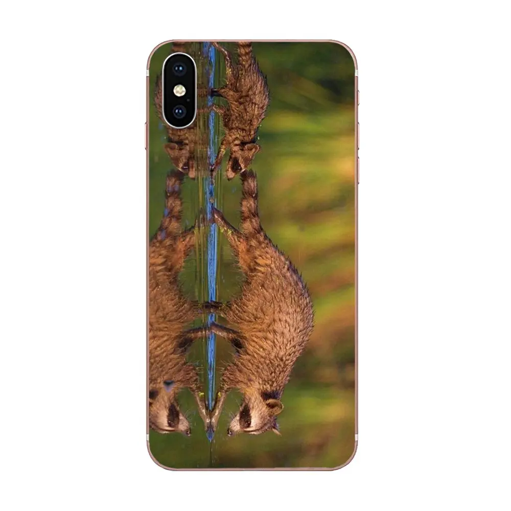 Детские с рисунком енота еноты резиновый для сотового чехол телефона Xiao mi 3 4 4C 4i 5