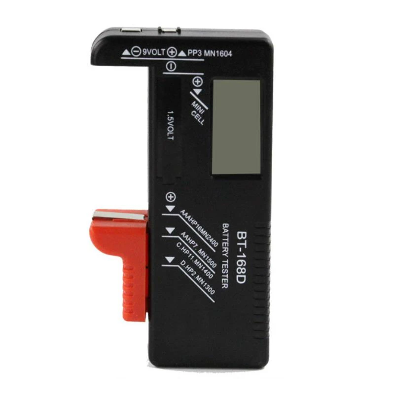 BT168D батареи тестеры ЖК-цифровой дисплей батарея ёмкость тестер электрическое