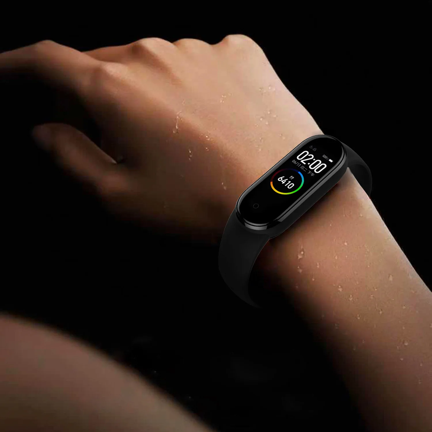 

Sport Watchband For Xiaomi Mi Band 5 6 Strap Original Silicone Bracelet Replacement Wrist For Mi Band 5 6 Correa Reloj Miband
