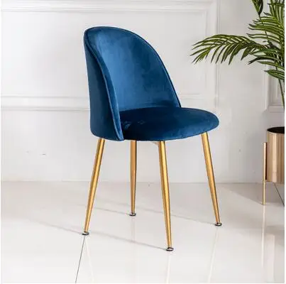 

Nordic INS style chair modern simple nail chair back girl heart makeup chair light luxury household web celebrity dining chair