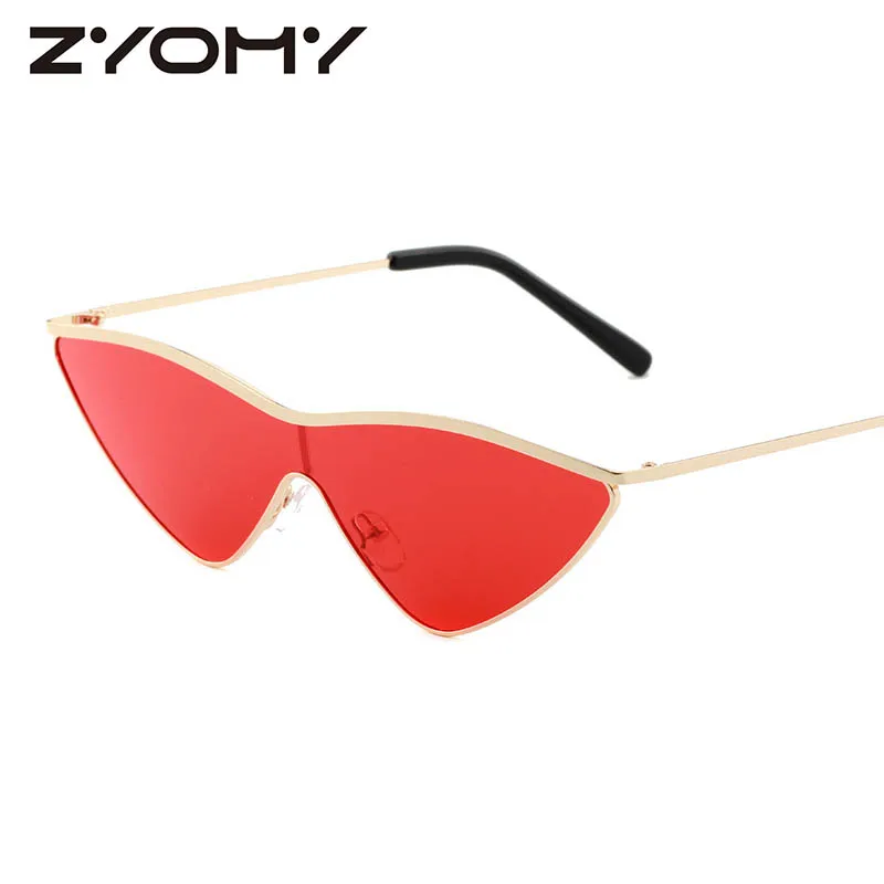 

Q солнцезащитные очки "кошачий глаз" в стиле ретро цветные линзы, треугольные солнечные очки градиент сиамские очки пикантные модные женски...